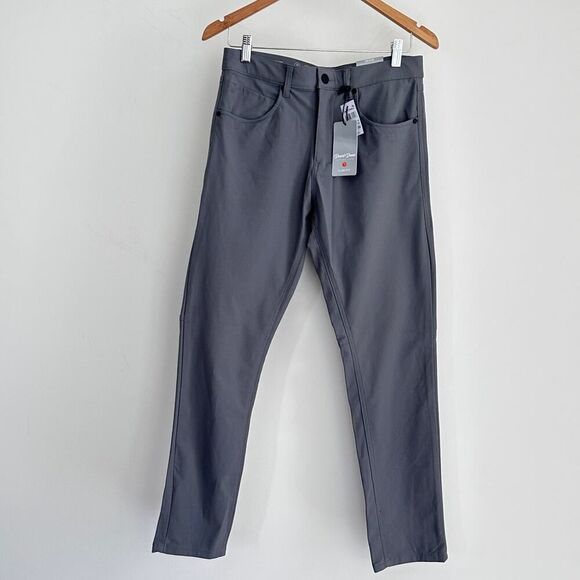 Desert Dunes Pants Mens 30 x 30 Performance Wicking Stretch Golf Hiking Pearl
